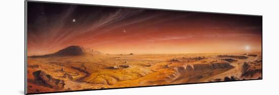 Artwork of Mars Surface Panoroma-Chris Butler-Mounted Photographic Print