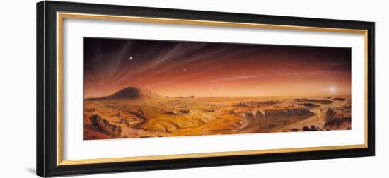 Artwork of Mars Surface Panoroma-Chris Butler-Framed Photographic Print