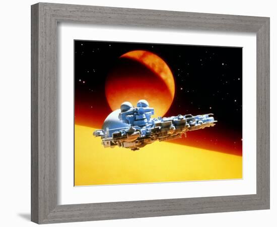 Artwork of Siriko In Orbit.-Julian Baum-Framed Photographic Print