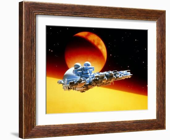 Artwork of Siriko In Orbit.-Julian Baum-Framed Photographic Print