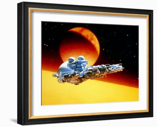 Artwork of Siriko In Orbit.-Julian Baum-Framed Photographic Print