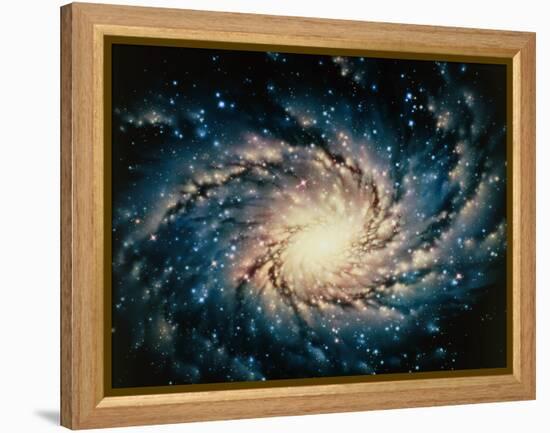 Artwork of the Milky Way, Our Galaxy-Joe Tucciarone-Framed Premier Image Canvas