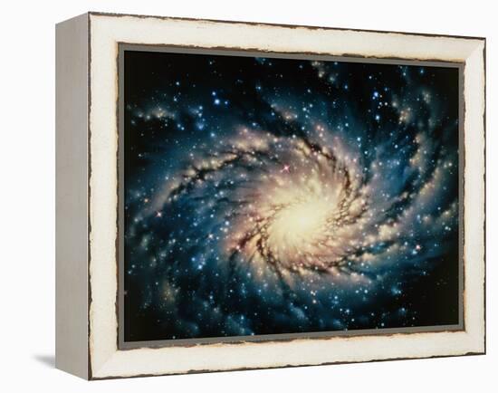 Artwork of the Milky Way, Our Galaxy-Joe Tucciarone-Framed Premier Image Canvas