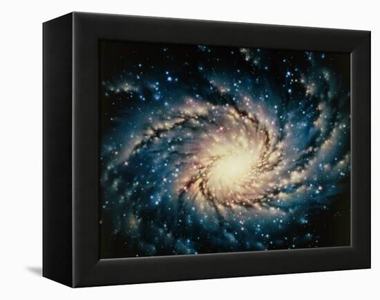 Artwork of the Milky Way, Our Galaxy-Joe Tucciarone-Framed Premier Image Canvas