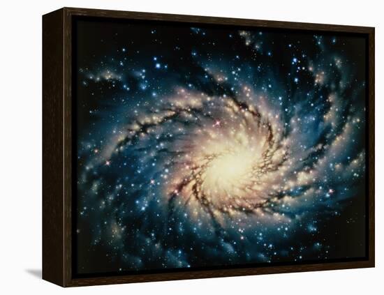 Artwork of the Milky Way, Our Galaxy-Joe Tucciarone-Framed Premier Image Canvas