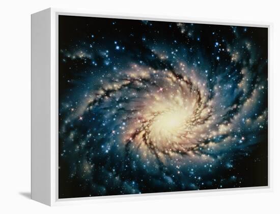 Artwork of the Milky Way, Our Galaxy-Joe Tucciarone-Framed Premier Image Canvas