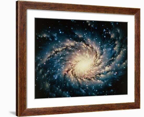 Artwork of the Milky Way, Our Galaxy-Joe Tucciarone-Framed Photographic Print