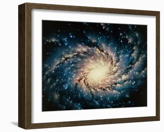 Artwork of the Milky Way, Our Galaxy-Joe Tucciarone-Framed Photographic Print