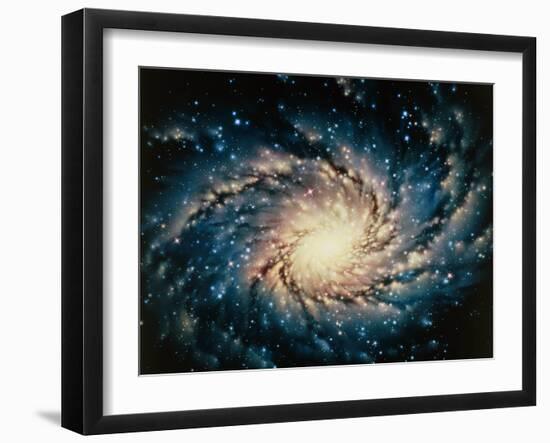 Artwork of the Milky Way, Our Galaxy-Joe Tucciarone-Framed Photographic Print