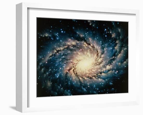 Artwork of the Milky Way, Our Galaxy-Joe Tucciarone-Framed Photographic Print