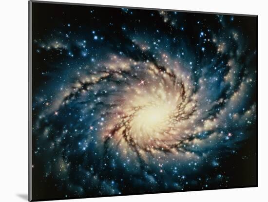 Artwork of the Milky Way, Our Galaxy-Joe Tucciarone-Mounted Photographic Print