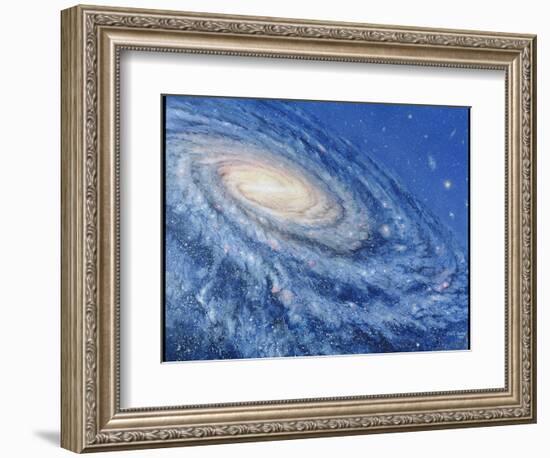 Artwork of the Milky Way, Our Galaxy-Chris Butler-Framed Photographic Print