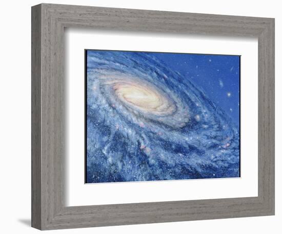 Artwork of the Milky Way, Our Galaxy-Chris Butler-Framed Photographic Print