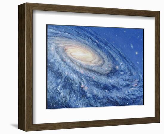 Artwork of the Milky Way, Our Galaxy-Chris Butler-Framed Photographic Print