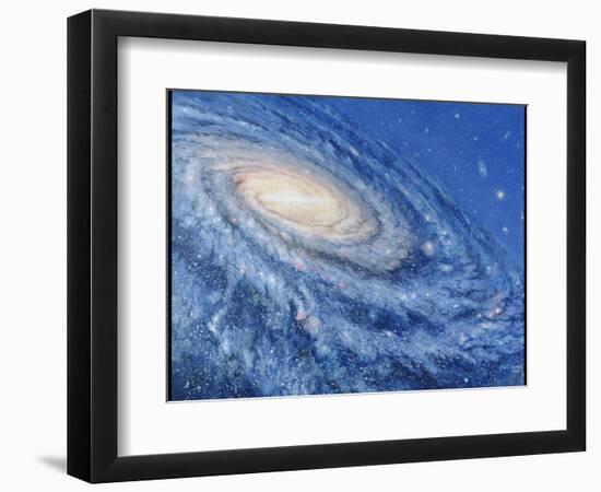 Artwork of the Milky Way, Our Galaxy-Chris Butler-Framed Photographic Print