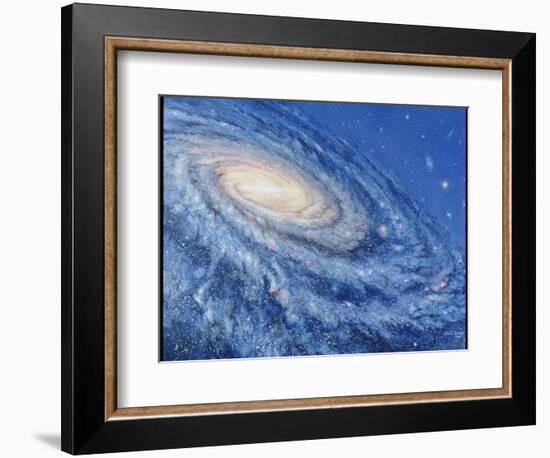 Artwork of the Milky Way, Our Galaxy-Chris Butler-Framed Photographic Print