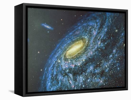 Artwork of the Milky Way Viewed From Outside-Chris Butler-Framed Premier Image Canvas