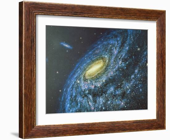 Artwork of the Milky Way Viewed From Outside-Chris Butler-Framed Photographic Print