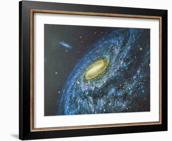 Artwork of the Milky Way Viewed From Outside-Chris Butler-Framed Photographic Print