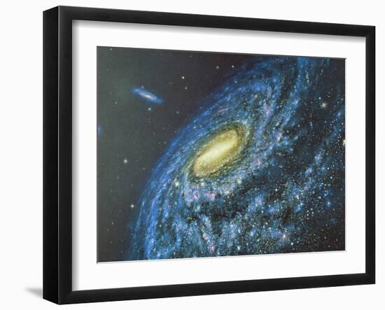 Artwork of the Milky Way Viewed From Outside-Chris Butler-Framed Photographic Print