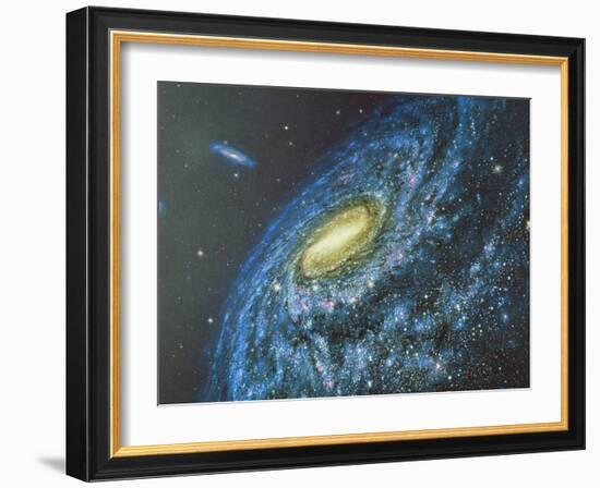 Artwork of the Milky Way Viewed From Outside-Chris Butler-Framed Photographic Print