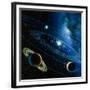 Artwork of the Solar System-Detlev Van Ravenswaay-Framed Photographic Print