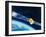 Artwork of the Telecom 1A Communications Satellite-David Ducros-Framed Photographic Print