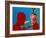 Artwork of Tourette Syndrome Sufferer Speaking-Paul Brown-Framed Photographic Print