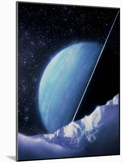 Artwork of Uranus-Julian Baum-Mounted Photographic Print