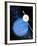 Artwork of Voyager 2 Approaching Neptune-Julian Baum-Framed Photographic Print