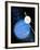 Artwork of Voyager 2 Approaching Neptune-Julian Baum-Framed Photographic Print