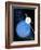 Artwork of Voyager 2 Approaching Neptune-Julian Baum-Framed Photographic Print