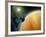 Artwork Showing Magellan Spacecraft Orbiting Venus-Julian Baum-Framed Photographic Print