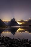 Miter Peak Golden Hours Reflections - New Zealand-ARUBA48-Photographic Print