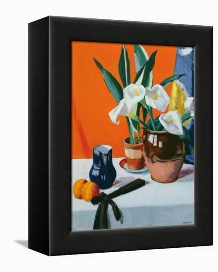 Arum Lilies-Francis Campbell Boileau Cadell-Framed Premier Image Canvas