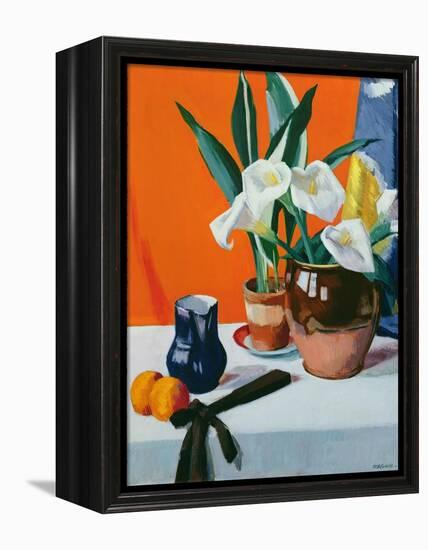 Arum Lilies-Francis Campbell Boileau Cadell-Framed Premier Image Canvas