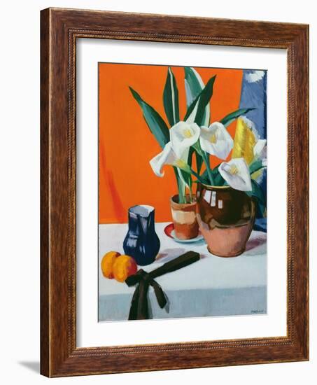 Arum Lilies-Francis Campbell Boileau Cadell-Framed Giclee Print