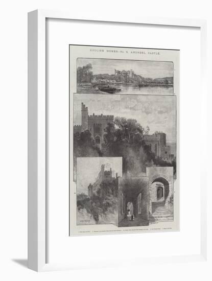 Arundel Castle-Charles Auguste Loye-Framed Giclee Print