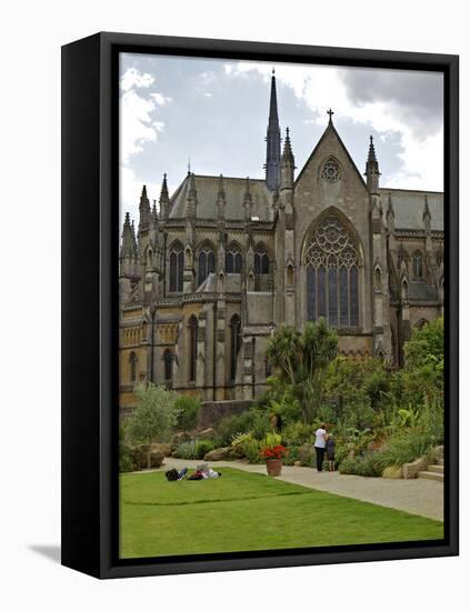 Arundel Cathedral, Founded by Henry 15th Duke of Norfolk, Arundel, West Sussex, England, UK, Europe-Simon Montgomery-Framed Premier Image Canvas