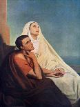 The Vision: Dante and Beatrice, 1846-Ary Scheffer-Giclee Print