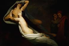 The Vision: Dante and Beatrice, 1846-Ary Scheffer-Giclee Print