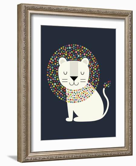 As a Lion-Andy Westface-Framed Giclee Print