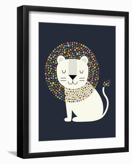 As a Lion-Andy Westface-Framed Giclee Print