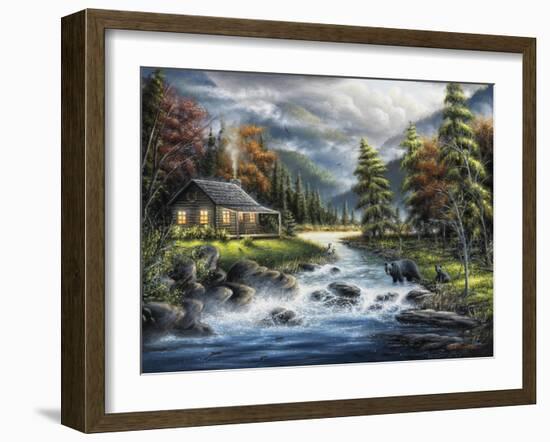 As Autumn Approaches-Chuck Black-Framed Premium Giclee Print