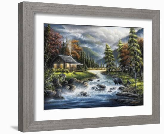 As Autumn Approaches-Chuck Black-Framed Giclee Print