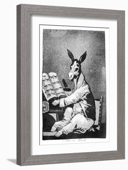 As Far Back as His Grandfather, 1799-Francisco de Goya-Framed Giclee Print