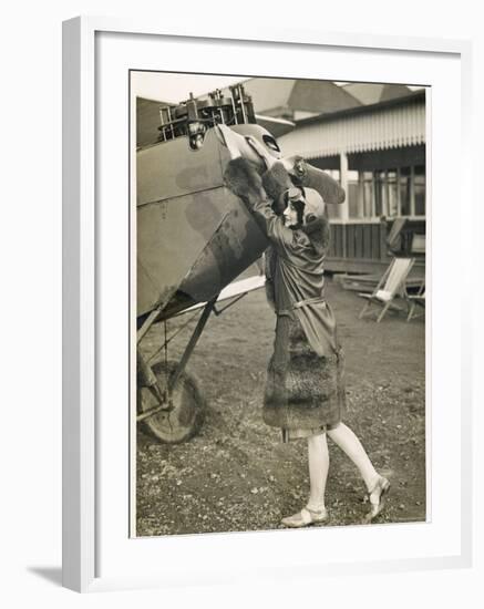 As Flying Becomes a Popular Pastime More Women Participate-null-Framed Photographic Print