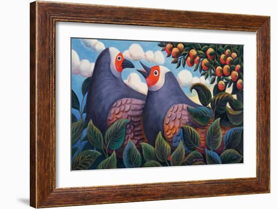 'As I Was Telling You'-Jerzy Marek-Framed Giclee Print