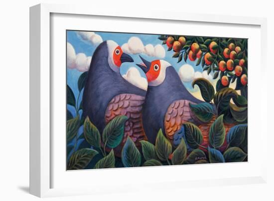 'As I Was Telling You'-Jerzy Marek-Framed Giclee Print