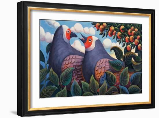 'As I Was Telling You'-Jerzy Marek-Framed Giclee Print